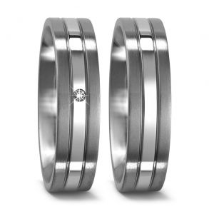 Vielsesringe Titanium