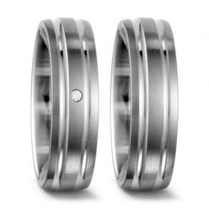 Vielsesringe Titanium