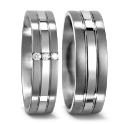 Vielsesringe Titanium