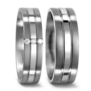 Vielsesringe Titanium