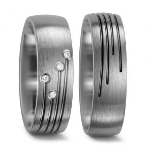 Vielsesringe Titanium