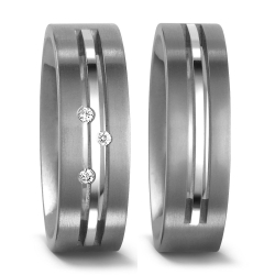 Vielsesringe Titanium