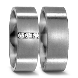 Vielsesringe Titanium