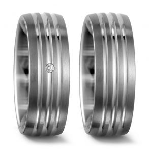 Vielsesringe Titanium