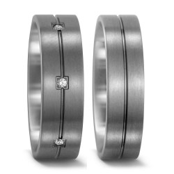 Vielsesringe Titanium