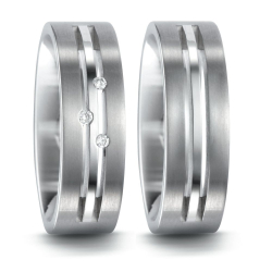 Vielsesringe Titanium