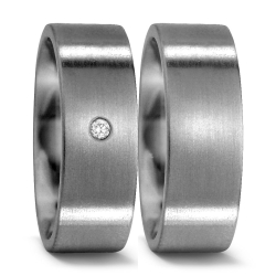 Vielsesringe Titanium