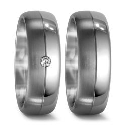 Vielsesringe Titanium