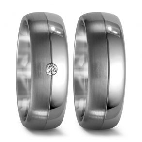 Vielsesringe Titanium