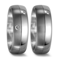 Vielsesringe Titanium