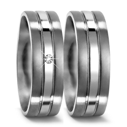 Vielsesringe Titanium