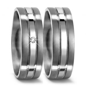 Vielsesringe Titanium