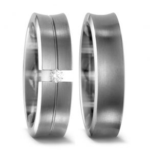 Vielsesringe Titanium