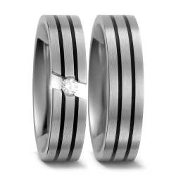 Vielsesringe Titanium