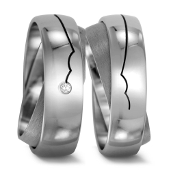 Vielsesringe Titanium