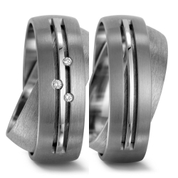 Vielsesringe Titanium