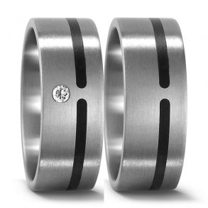 Vielsesringe Titanium