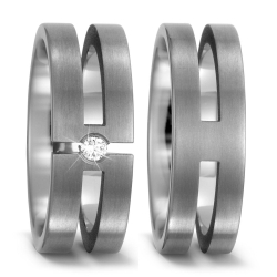 Vielsesringe Titanium