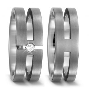 Vielsesringe Titanium