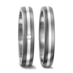 Vielsesringe Titanium