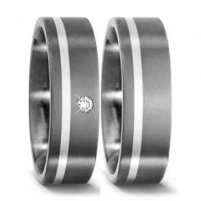 Vielsesringe Titanium