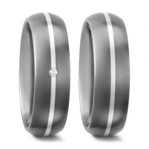 Vielsesringe Titanium